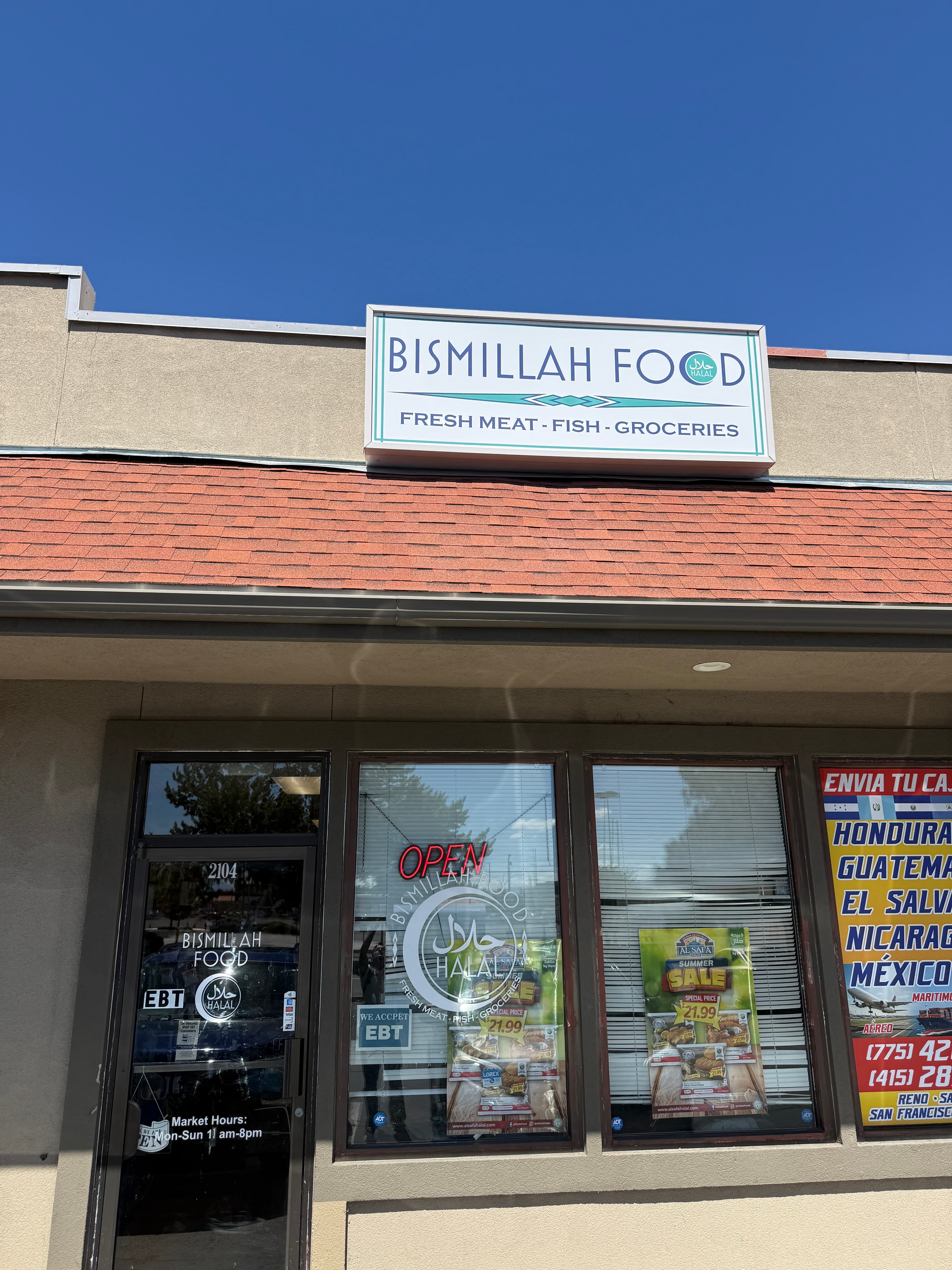 Bismillah Food storefront in Sparks, NV